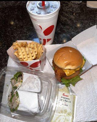 Chick-Fil-A Deluxe W/American Meal‼