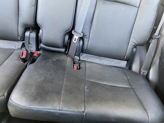 Did they even wipe my seats? I mean, they're leather, how hard could it be??