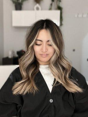 Ashy Blonde balayage -- 4 1/2 hours