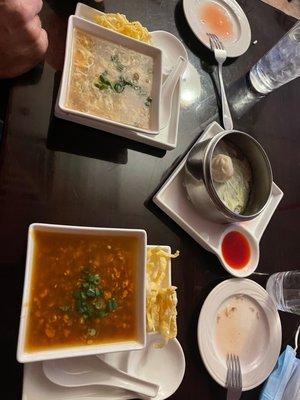 Chicken Corn Chowder, Egg drop soup