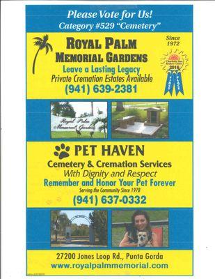 Royal Palm Memorial Gardens