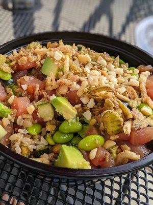 Ahi tuna poke bowl