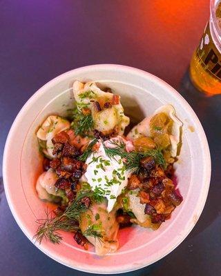 Pierogi Sampler Platter (6 pieces)