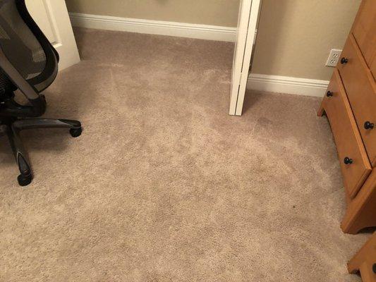 Carpet from my teen boy's room.  He is very hard on his floor.  Looks good.