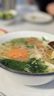 Seasonal Veggie Noodle /Rice Noodle Soup /