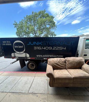 Furniture Pickup & Donation in Wichita, KS by Junksternaut Junk Removal.