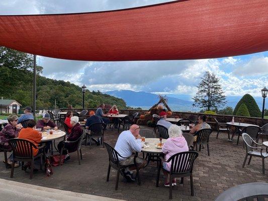 Patio for lunch