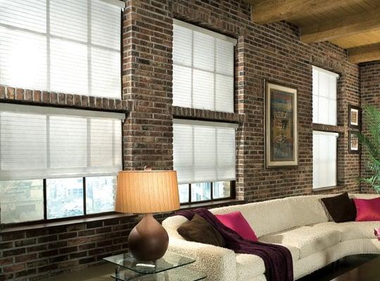 Use window blinds to prevent furniture from fading and lower your electricity bills.