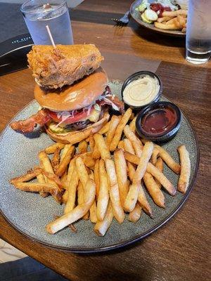 Jalapeño burger.