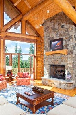 Log Home Interior