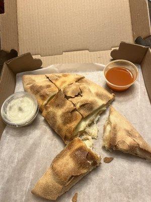 Buffalo Chicken Calzone