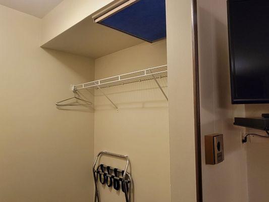 Coat rack and AC