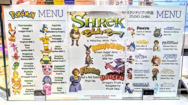 Regular Pokemon, Shrek, and more Studio Ghibli selections!