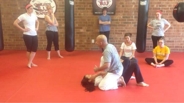 Self defense training.