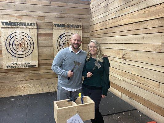 Axe throwing