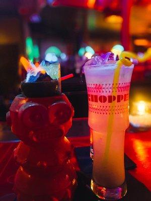 Robo tiki cocktail