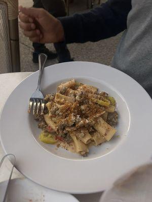 Rigatoni lucanica