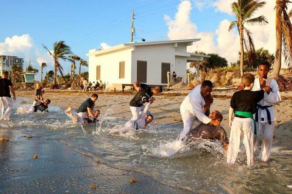 Beach training