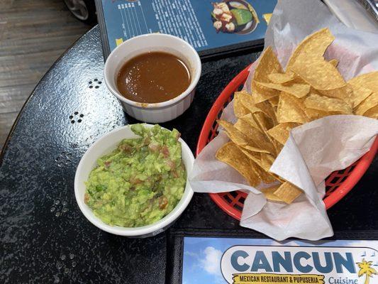 Chips chips n salsa & guacamole