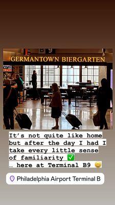 cute and unexpected on the end of terminal B in the Philadelphia Airport... which can only be described as a mess otherwise