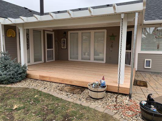 Patio Cover, Deck!