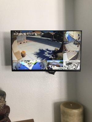 Monitor for cameras