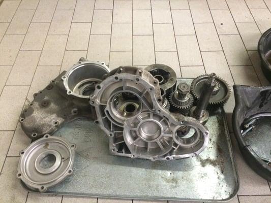 Late model Mercedes transfer case rebuilt - not replaced