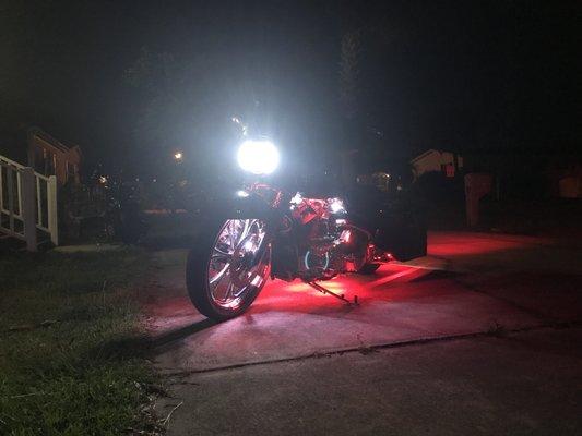 Bluetooth LED motorcycle kit