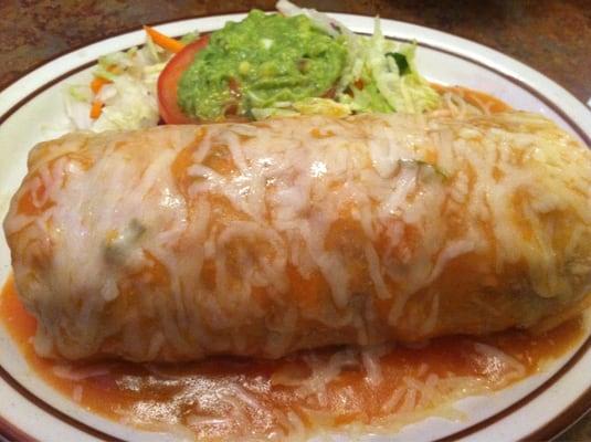 Wet shrimp burrito :9