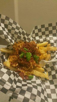 Loaded pork fries