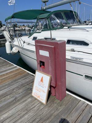 We sail to harbor brewing in Winthrop harbor sometimes