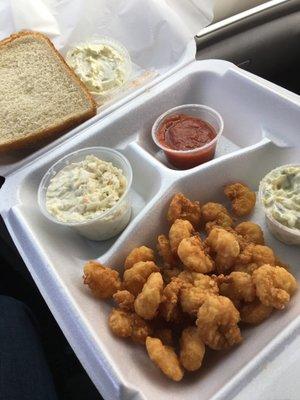 Calabash shrimp sandwich $4.50