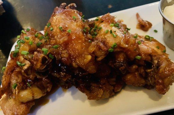 Duck confit wings