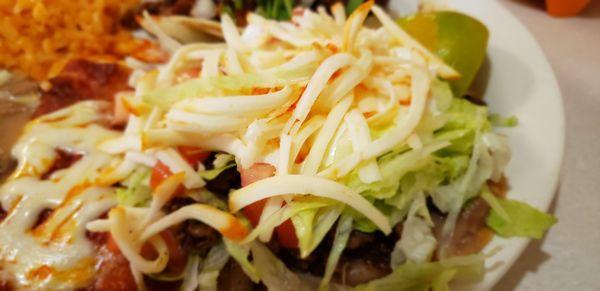 Steak tostada