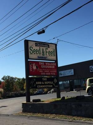 Chickadee Seed & Feed -- 2245 Providence Highway, Walpole             Sign