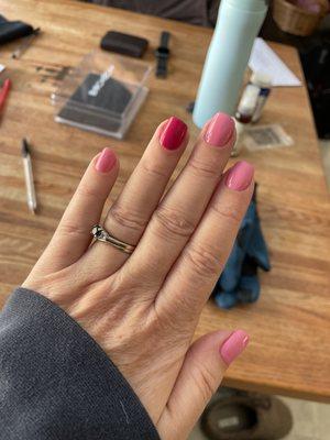 Perfect gel mani