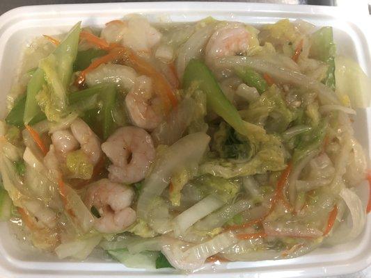 shrimp chow mein（W. Rice 、Fried noodle）