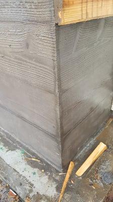 Architectural concrete before detailing