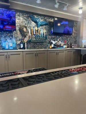 The tile back bar