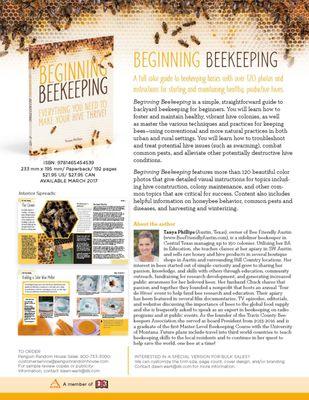 Beginning Beekeeping Book comes out in March 2017