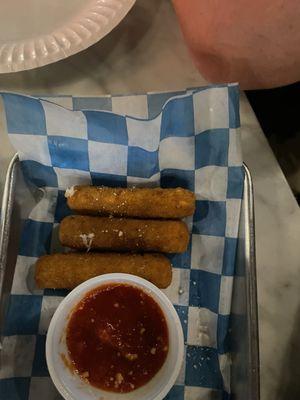 Mozzarella Sticks (we already ate half)