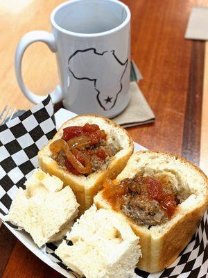 Meatball Bunny Chow