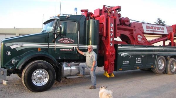 Dave's Truck Repair, Inc., is the largest towing and recovery company in the Chambersburg area