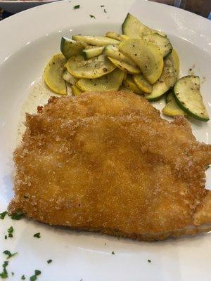 Schnitzel with Roasted Zucchini with Za'atar