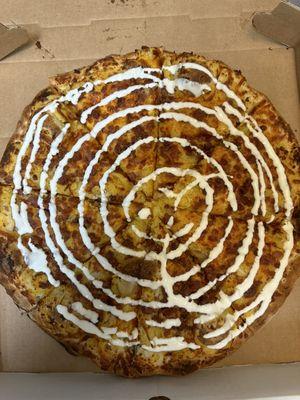 Large Loaded Baked Potato Pizza