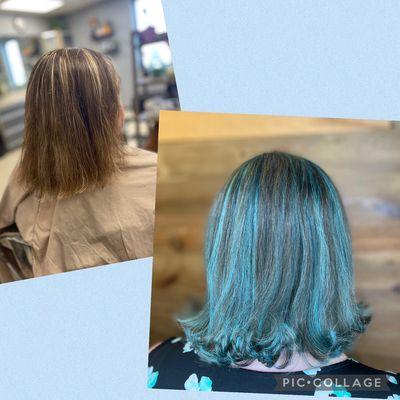 Blue highlights by Sophie