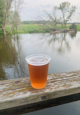 Beer on the patio