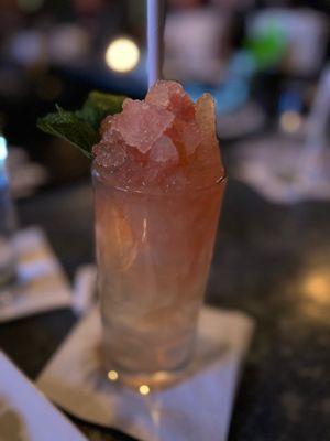 Winter Swizzle - like a blood orange mojito, so good!