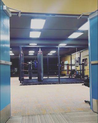 boxing gym next door