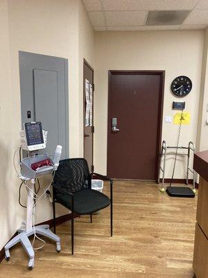 general check-up area for patients